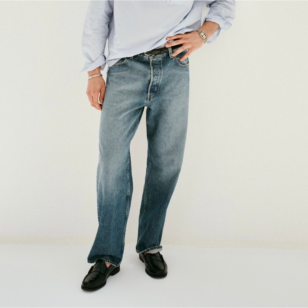 Alex Mill Mens AM Relaxed 5 pockets jeans size 32 - Picture 2 of 16